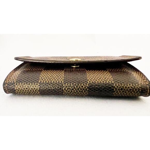 Louis Vuitton Porte Monnaie Plat Coin Damier Ebene MI0077 - Picture 3 of 10